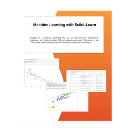 Machine Learning with Scikit Learn